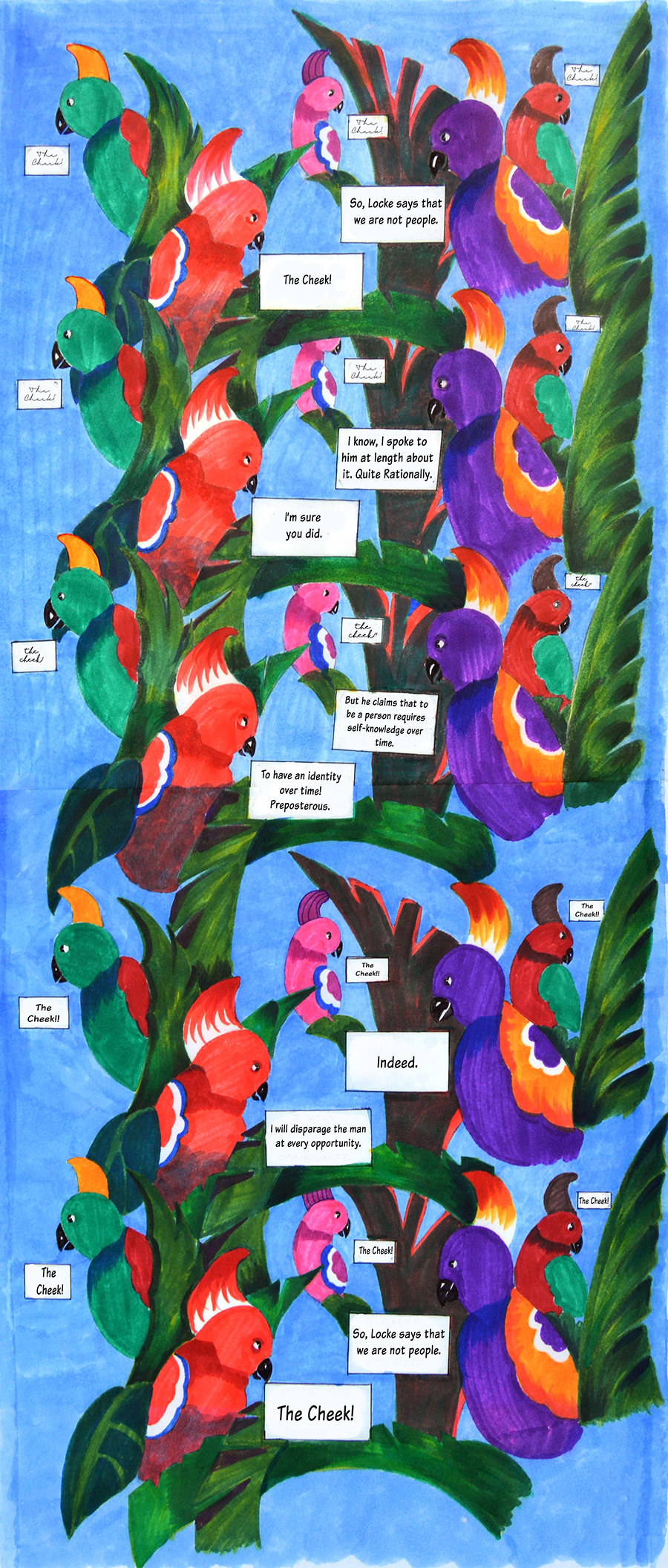 Parrots, The Argument from Design